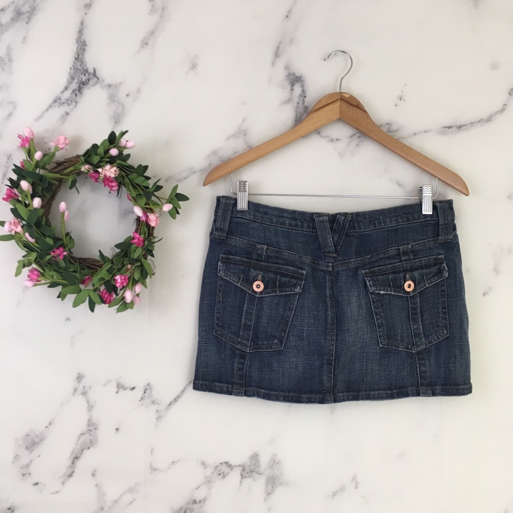 💙SOLD💙Z.Cavaricci Denim Mini Pencil Skirt - Picture 4 of 5
